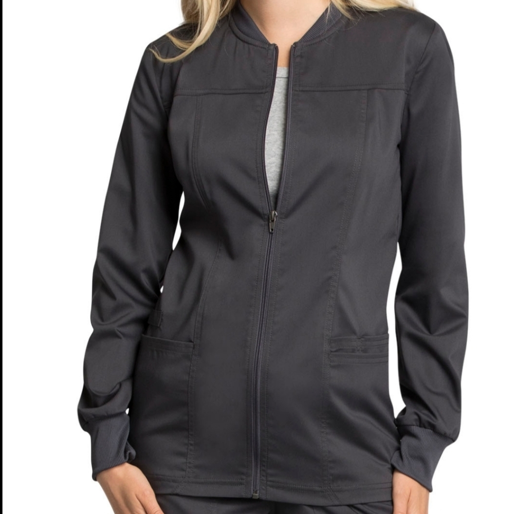 Black scrub jacket